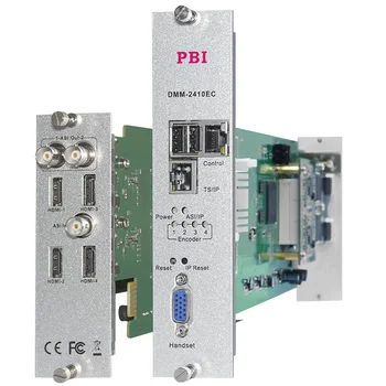 Модуль 4х канального H.264 HD/SD кодера/транскодера PBI DMM-2410EC-H для цифровой ГС PBI DMM-1000